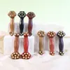 Sândalo Roxo, Sândalo Verde, Chifre, Contas de Cobre, Pente Massageador Ruyi, Massageador Portátil para Casa, Gua Sha para a Cabeça