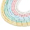 Cuentas de Colores Chapadas en Cerámica Tiras Rectangulares 6X15Mm Hecho a Mano DIY Colgantes para Joyería Pulseras Cuentas Sueltas Pequeños Accesorios Materiales