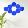 Pegatinas de pared de espejo acrílico hexagonal transfronterizo, pegatinas de pared autoadhesivas tridimensionales DIY, pegatinas de espejo de pared de fondo para decoración del hogar