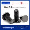8.8 grau de parafuso de soldagem de três pontos de cor natural interno parafuso de três pontos inferior três pontos de soldagem parafuso de carro parafuso M5M6M8M10