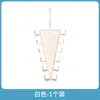 Percha Multifuncional en Forma de V con 12 Ganchos, Solución de Almacenamiento que Ahorra Espacio para Armario, Adecuada para Ropa Variada, Sombreros, Bufandas y Artículos de Cuero