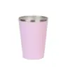 Taza térmica de acero inoxidable de 12 oz color sólido mini aislada para leche taza de café portátil para coche práctica se puede imprimir logotipo