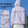 Una chaqueta de seda helada muy elegante para protección solar de mujer en verano, abrigo dopamina para la piel con protección UV, ropa de protección solar para exteriores