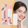 Bálsamo Labial Viareline Morango Fórmula Suave com Textura Leve Cuida dos Lábios e Hidrata a Pele Labial