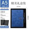 Libreta A5 de Negocios con Clip Metálico en U, Libreta de Oficina B5 Creativa para Minutas de Reunión, Puede Imprimirse con Logo