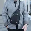 Bolsa de Peito Masculina Transfronteiriça para Negócios, Bolsa Transversal Casual Tendência, Bolsa de Ombro Masculina de Alta Qualidade Resistente ao Desgaste à Prova d'Água, Mochila de Peito
