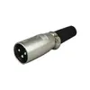 P553 conector macho de soldadura carnong conector de cable de micrófono macho carnong para micrófono diy conector de cable de micrófono conector macho de tres núcleos venta directa de fábrica