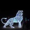 Oso LED Celebridad de Internet Oso Navideño Iluminación Exterior Lámpara de Modelado Animal Exterior Paisaje Iluminación Luminosa Lámpara de Estilo