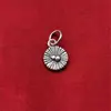 Pingente de cabaça em prata pura S925, Charm de pulseira moderno estilo chinês para sorte e prosperidade, Pulseira de cordão trançado DIY feita à mão atacado