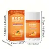 Crema Corporal Antitranspirante Aroma a Naranja Transfronteriza Desodorante para Axilas Barra Desodorante Crema Desodorante 75g Tamaño Grande