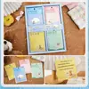 Cuaderno de Notas Adhesivas Miffy Rabbit N-time de Mipin Stationery para Estudiantes de Primaria, Páginas de Colores, Rilakkuma, Hello Kitty, Notas Adhesivas de Alto Valor