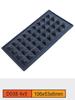 Almohadillas de Plástico PVC, Antideslizantes, Almohadillas Inferiores de Equipaje de 5 Barras, Almohadillas Inferiores de Maleta, Accesorios Inferiores de Barra de Goma Suave para Mochila