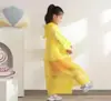Impermeable de Eva No Desechable para Adultos con Ala Ampliada para Viajes al Aire Libre, Poncho de Lluvia Conveniente de una Pieza Engrosado, a Prueba de Tormentas
