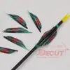 Dikute COTO pluma espiral inversa pluma de rollo pluma espiral DIY arco recurvo competitivo tiro con arco pluma cuasi espiral