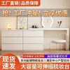 Tocador habitación moderna minimalista cómoda cajonera integrada apartamento pequeño lujo ligero mesita de noche tocador gabinete tocador mesa de maquillaje retráctil