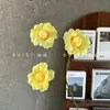 Nova Flor Artificial com 3 Cabeças, Rosa Fada Flip-Flap para Arranjos de Casamento, Arranjos Florais, Paisagismo Externo, Decoração de Hotel e Arte Floral