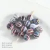 Retro pequeña sandía cerámica cuentas sueltas diy bisutería pequeña flor esmalte calabaza cuentas accesorios cuentas de cerámica material para pulsera