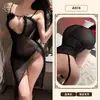 Lingerie Sexy com Tema Laranja, Vestido Longo Sexy com Suspensórios, Fenda Alta Vazada, Renda nas Costas Expondo os Seios, Estilo Hot Girl, Charme de Luxo, Cheongsam Sedutor