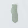 Calcetines apilados de primavera y verano para mujer, de terciopelo vintage de color liso, de moda, estilo coreano, para mujer