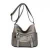 Bolsa Grande de Capacidad para Mujer para Personas de Mediana Edad y Mayores Bolso de Mamá de Cuero Suave 2026 Nuevo Elegante Versátil Bolso de Hombro Único Bolso Cruzado Simple Moderno