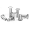 Fabricantes de remache de acero inoxidable 304 cabeza plana redonda remache sólido 2MM/3MM/4MM/5MM/GB867