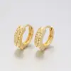 Pendientes de Clip Xuping Jewelry Cuadros Cruz Círculo Aleación de Cobre Chapado en Color 18K Estilo Lujo Ligero Pendientes Hechos a Medida para Mujer