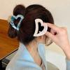 Pinza para el pelo de acetato con forma de corazón de moda 2026 para coletas altas, Pinza pequeña antica para el pelo de primavera/verano