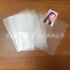 Página interna A5 fosca mate 6 furos grade quadriculada Bolsa para fotos armazenamento para colecionar estrelas Livro de coleção de cartões pequenos de 3 polegadas refil de folhas soltas