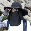 Sombrero de Sol con Ala Ancha, Sombrero de Pesca de Verano para Hombre con Protección Solar, Sombrero de Pescador con Protección Solar para Cara y Cuello para Viajes