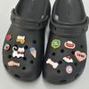 Novos Sapatos com Furo Transversal Acessórios de Verão DIY Decorativos Fofos Divertidos Acessórios de Fivela para Sapato Removível Peça Única