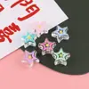 Cuentas Acrílicas Transparentes Mixtas de Estrella Corazón con Aceite Goteante Cuentas Sueltas Accesorios para Diadema Accesorios para el Cabello Cadena para Teléfono Móvil