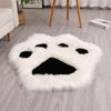 Alfombra de Piso para Sala de Estar de Pelo de Conejo Artificial Mezclado Lista para Usar, Alfombra de Piel para Sofá de Dormitorio con Garra de Gato, Amigable con la Piel, No Suelta Pelo, Lavable a Máquina
