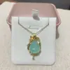 Nuevo Budista Maitreya Explosivo Chino Collar Masculino para Mujer Cadena de Clavícula de Alta Calidad con Imitación de Diamante Calcedonia Colgante Versátil de Lujo Ligero 2024
