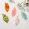 Pendientes de hilo de uva de concha natural estilo vacaciones de verano, pendientes creativos tejidos a mano para mujer, material al por mayor
