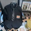 Camisa Simples de Manga Longa para Homens, Estilo Japonês, Uniforme Escolar Cool DK, Toque de Luxo, Top Masculino Moderno