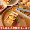 Caja de Empaque para Postres, Caja Personalizada para Repostería, Carne Deshebrada para Sándwich, Caja de Plástico y Papel Beckham Snow Mei Niang, Caja Transparente para Pastel de Mousse