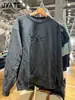 Sudadera con Bordado de Letras de Talla Europea Transfronteriza para Mujer, Nueva Informal de Otoño con Cuello Redondo, Sudadera con Capucha de Manga Larga con Bandera