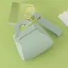 Versão Coreana de Fofo Sanrio Criativo Macaron Clutch Chaveiro Cor de Doce Pequena Carteira de Moedas Bolsa de Couro para Chaves