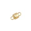 Hebilla Magnética Plateada de Ley S925 Chapada Anillo Cerrado Cilíndrico Hebilla de Conexión para Pulsera de Perlas Accesorios de Joyería para Pulseras DIY