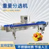Máquina automática de triagem tipo bandeja Máquina de classificação de peso de frutas Máquina de classificação de pés de frango frutos do mar vegetais Equipamento de pesagem de peixes