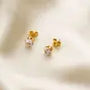 Collar con Colgante de Diamante de Seis Garras Dorado de Alto Nivel, Nuevo Diseño de Yunyao para Mujer, Cadena para Clavícula de Verano, Accesorio de Nicho que No se Desvanece