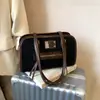 2025 Nova Moda Retrô Tendência Bolsa Tote Grande Capacidade para o Trabalho Simples Bolsa de Mão Casual Transversal Bolsa de Ombro
