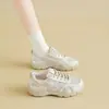 Calçados Primavera Verão Versátil Tênis Esportivo Feminino Novo Estudante Fundo Plano Malha Respirável Casual Moda Tênis de Corrida 2026