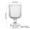 Copa de Vino Tinto Retro Estilo Europeo Navidad Cóctel Girasol Copa de Pie Corto Vino Hervido Borracho para Beber Copa de Vino Extranjero Copa de Agua