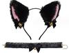 Net vermelho sexy renda sino gato orelha hairband feminino personalidade antiderrapante pressão cabelo alto craniano topo grampo de cabelo cocar atacado