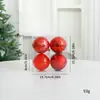 Bola Decorativa de Plástico de Natal Bola para Pendurar em Festa Bola Pendurada Bola Clássica de Barril Bola Galvanizada Bola de Natal em estoque Atacado