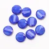 Nuevas cuentas botón de jade de porcelana 14MM lingote cuentas de cristal tallado múltiple accesorios para joyería DIY