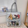 Estilo étnico lona saco grande de lado único jacquard bordado elefante bolsa bolsa de ombro versátil animal padrão bolsa das mulheres