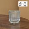 Portavelas de Vidrio Engrosado Fiesta Cumpleaños Copa para Velas Vaso Vacío Decoración de Cristal DIY Adornos de Aromaterapia Estilo Retro
