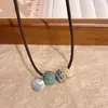 Nuevo collar trenzado de cuerda con cuentas de estilo chino vintage moderno para mujer, cadena para la clavícula versátil y elegante de nicho, venta al por mayor